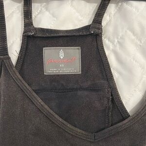 Free People Movement black hotshot black onesie